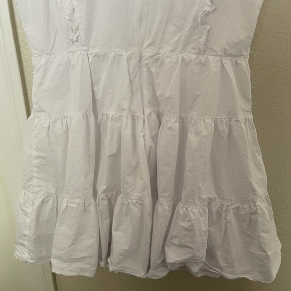 Aqua Ruffled Mini Dress - Picture 12 of 14